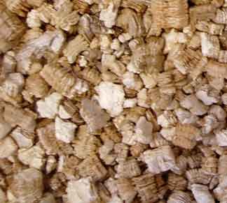 close up of horticultural grade vermiculite